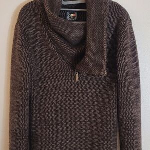 Ce & Ce Womens Wool Sweater Vintage Italy  Sz XL Fair Isle. Super Soft And Cozy!